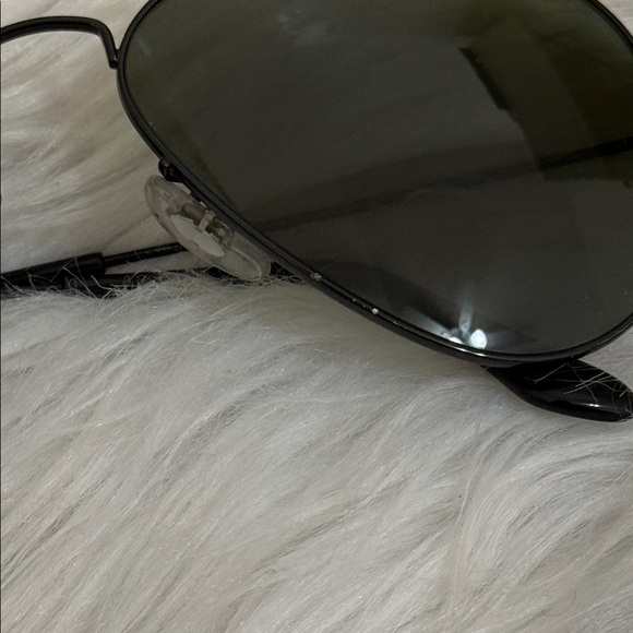 Ray-Ban Aviator Polarized Sunglasses Black Unisex - Picture 4 of 8